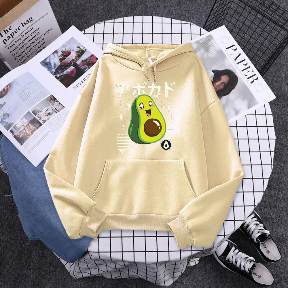 Shikako the Happy Avocado Hoodie-Kawaii Dream