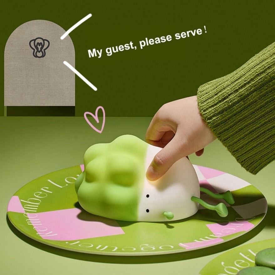 Sleeping Broccoli LED Night Light-Kawaii Dream