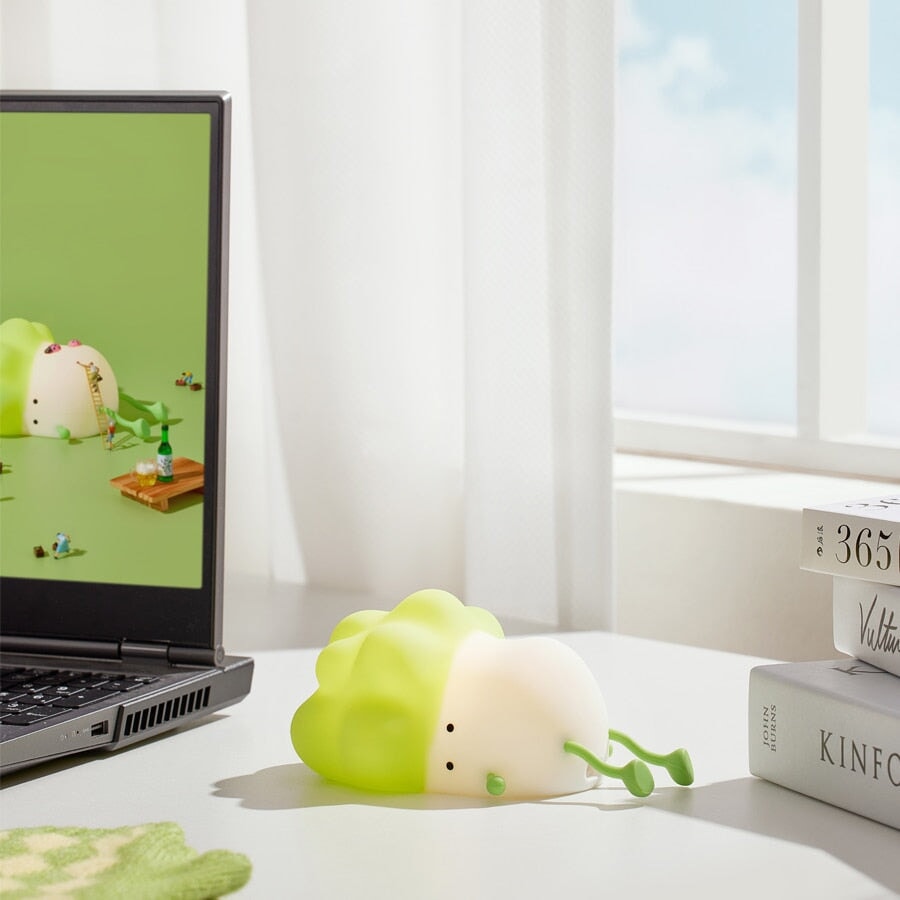 Sleeping Broccoli LED Night Light-Kawaii Dream