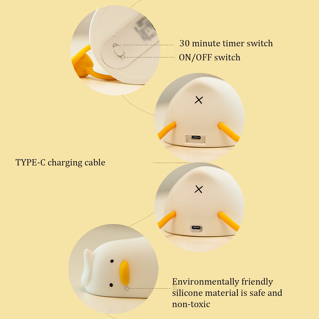Sleeping Duck LED Night Light-Kawaii Dream