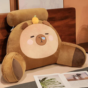 Sleepy Capybara Resting Cushion Pillow-Kawaii Dream
