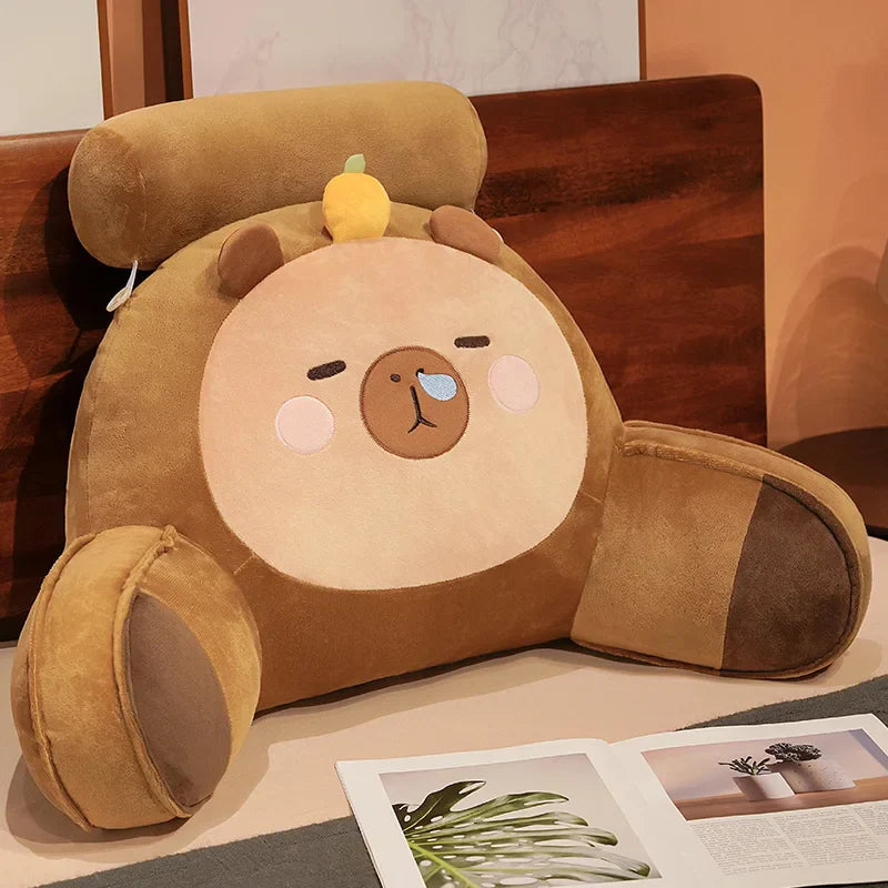 Sleepy Capybara Resting Cushion Pillow-Kawaii Dream