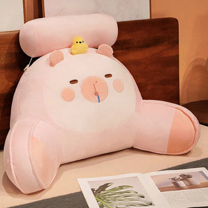 Sleepy Capybara Resting Cushion Pillow-Kawaii Dream