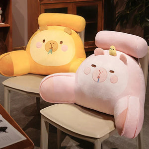 Sleepy Capybara Resting Cushion Pillow-Kawaii Dream