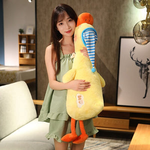 Sleepy Fluffy Duck Plushie-Kawaii Dream