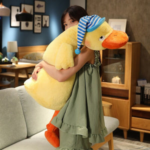 Sleepy Fluffy Duck Plushie-Kawaii Dream