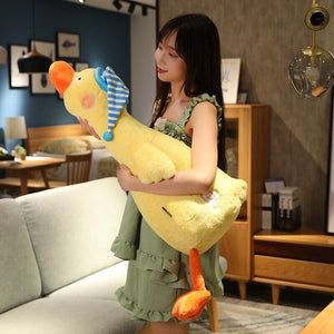 Sleepy Fluffy Duck Plushie-Kawaii Dream