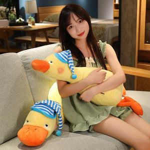Sleepy Fluffy Duck Plushie-Kawaii Dream