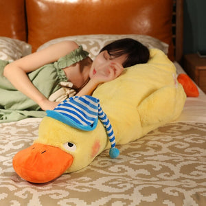 Sleepy Fluffy Duck Plushie-Kawaii Dream