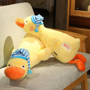 Sleepy Fluffy Duck Plushie-Kawaii Dream