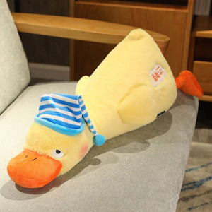 Sleepy Fluffy Duck Plushie-Kawaii Dream