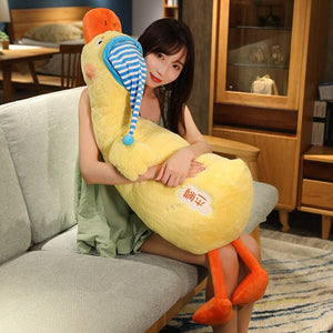 Sleepy Fluffy Duck Plushie-Kawaii Dream