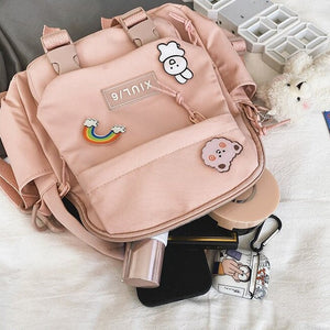Small Cute Bear Friend Backpack & Sidebag-Kawaii Dream