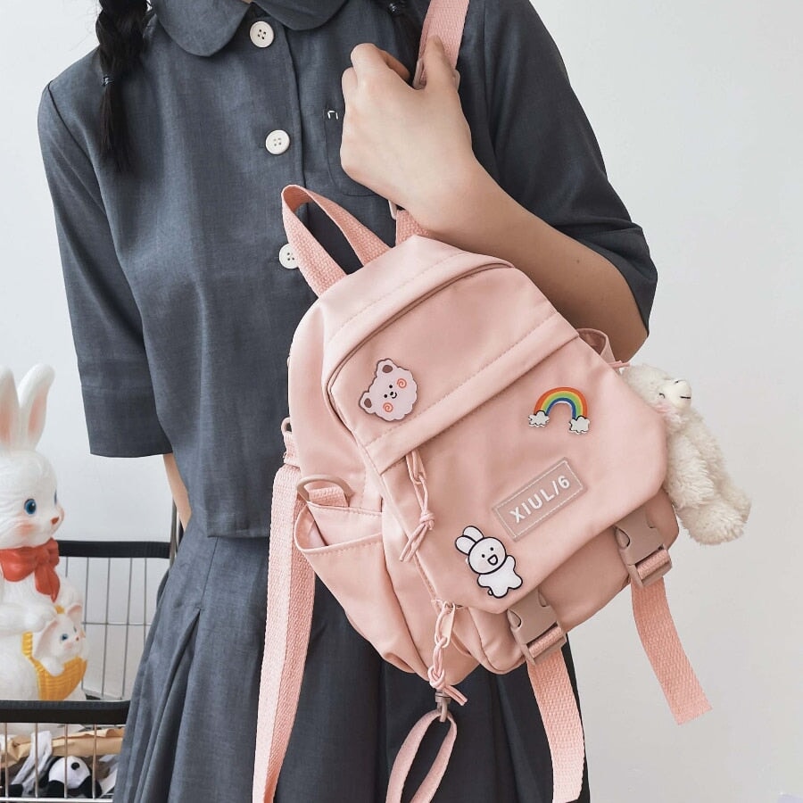 Small Cute Bear Friend Backpack & Sidebag-Kawaii Dream