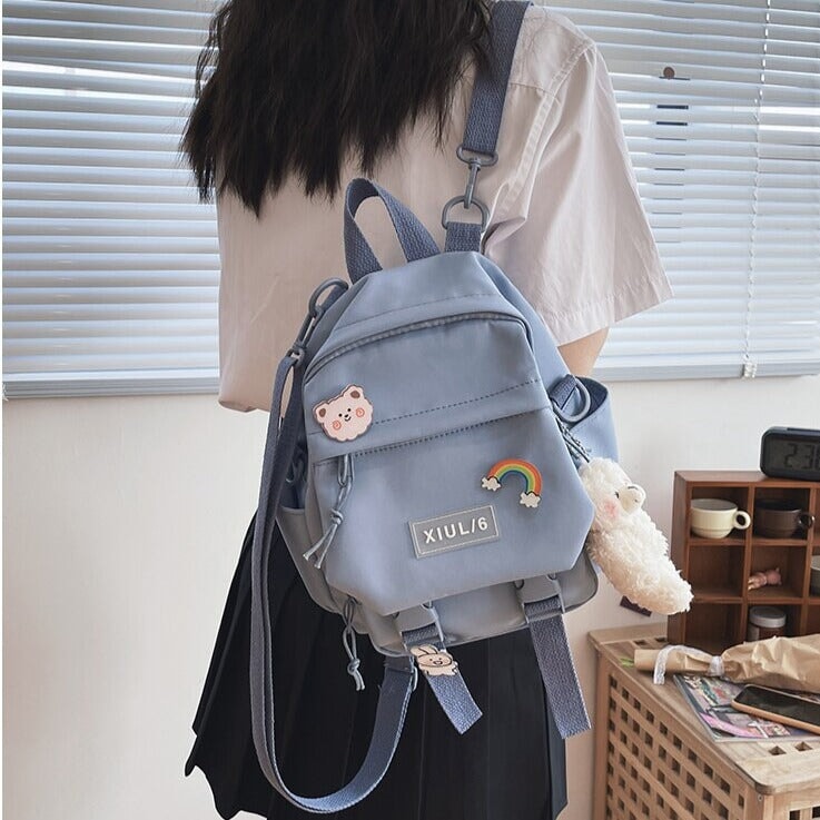 Small Cute Bear Friend Backpack & Sidebag-Kawaii Dream