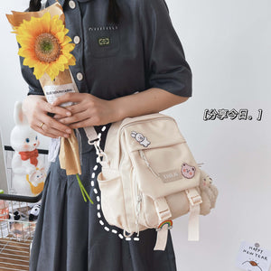 Small Cute Bear Friend Backpack & Sidebag-Kawaii Dream