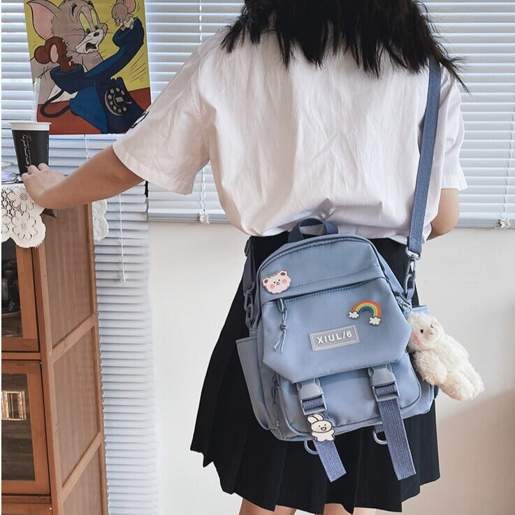Small Cute Bear Friend Backpack & Sidebag-Kawaii Dream