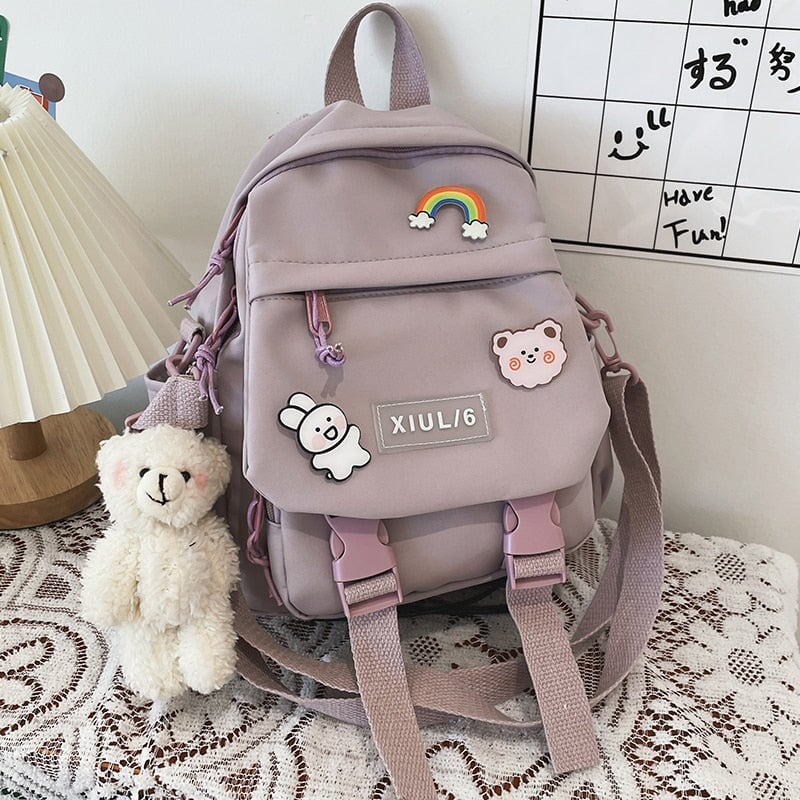 Small Cute Bear Friend Backpack & Sidebag – Kawaii Dream