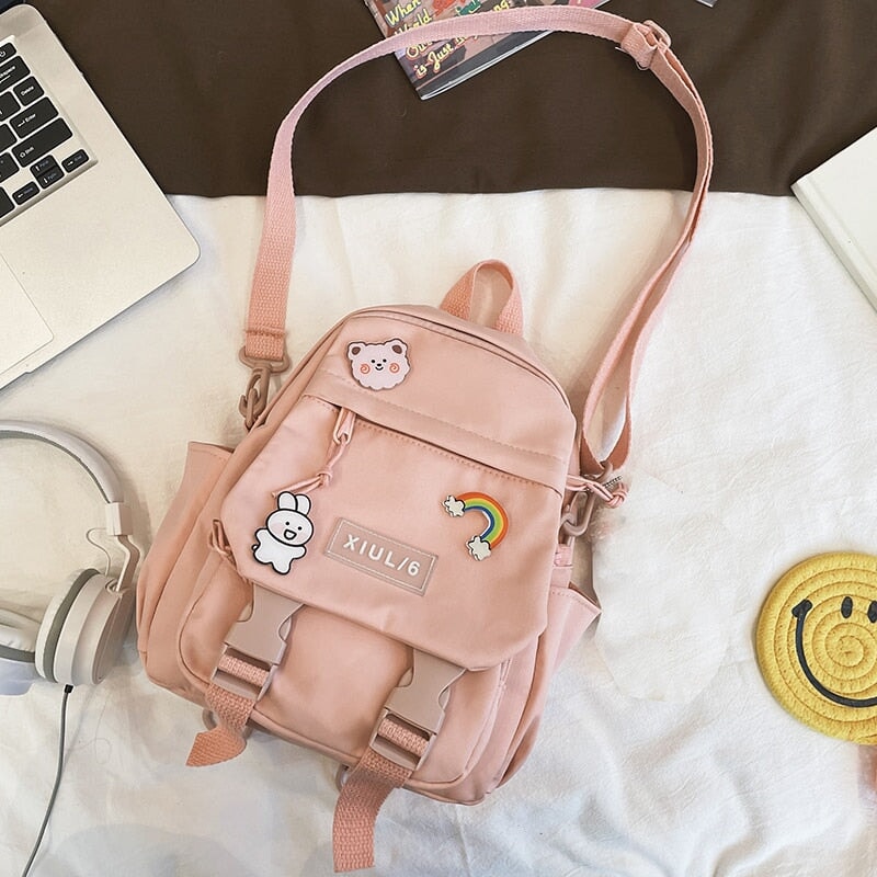 Small Cute Bear Friend Backpack & Sidebag – Kawaii Dream