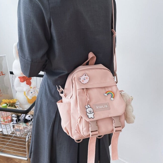 Small Cute Bear Friend Backpack & Sidebag-Kawaii Dream