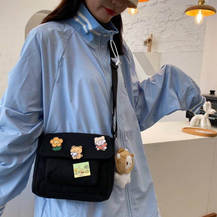 Small Cute Friends Satchel Shoulder Bag-Kawaii Dream
