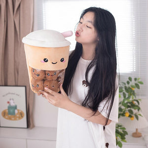 Smiling Boba Dessert Plushie-Kawaii Dream