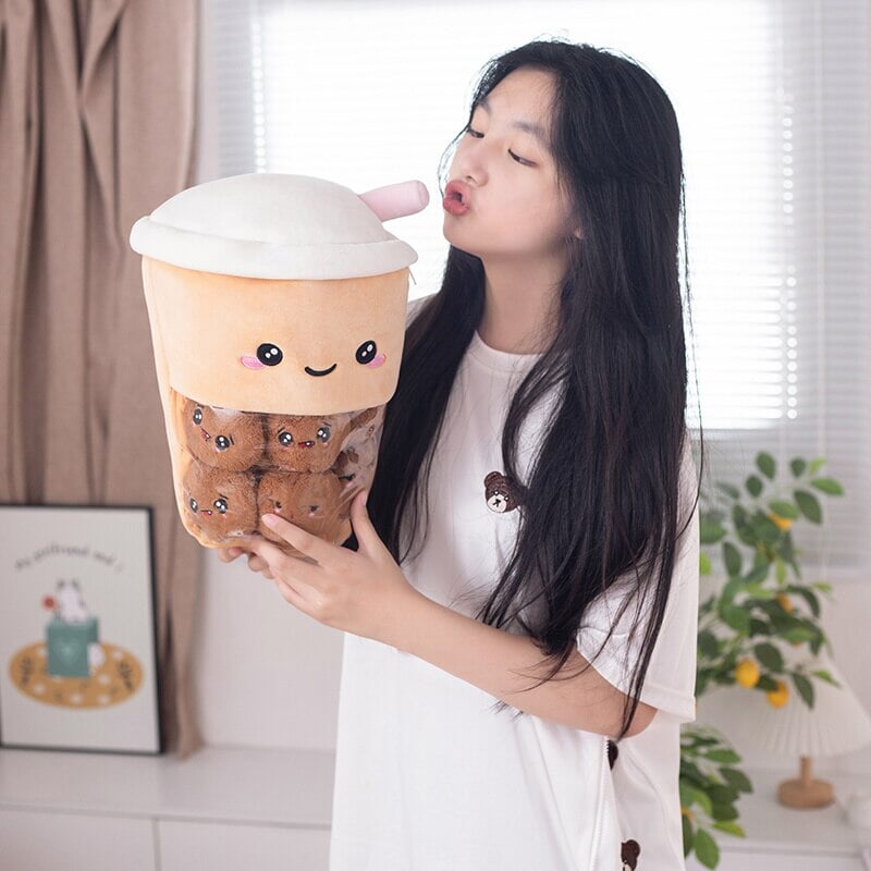 Smiling Boba Dessert Plushie-Kawaii Dream