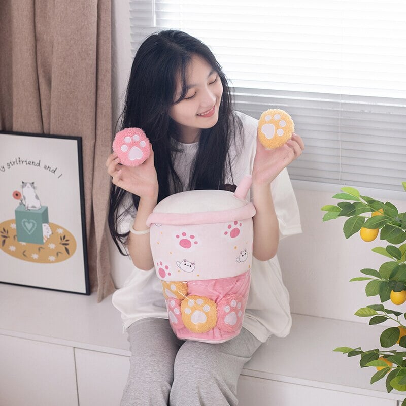 Smiling Boba Dessert Plushie-Kawaii Dream