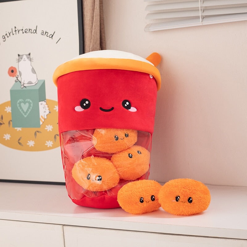 Smiling Boba Dessert Plushie-Kawaii Dream