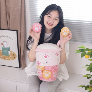 Smiling Boba Dessert Plushie-Kawaii Dream