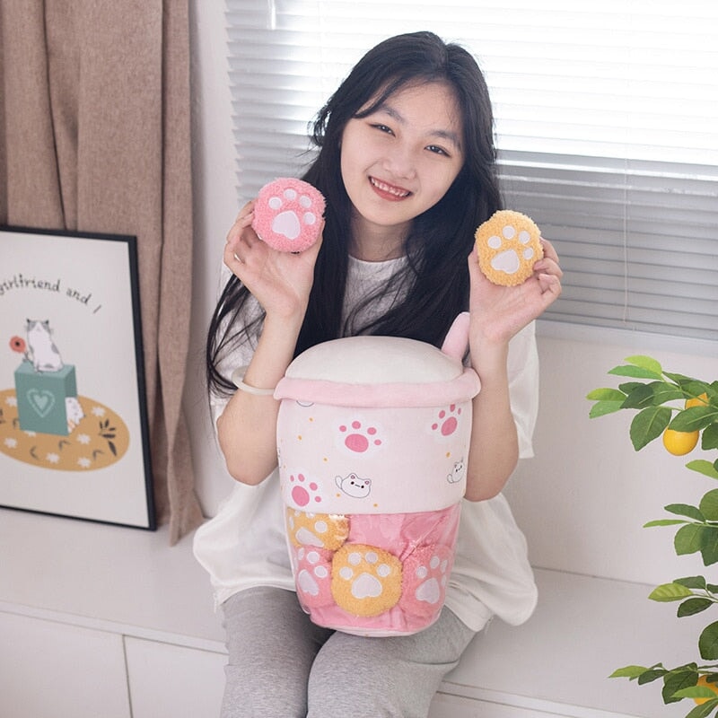 Smiling Boba Dessert Plushie-Kawaii Dream