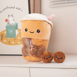 Smiling Boba Dessert Plushie-Kawaii Dream