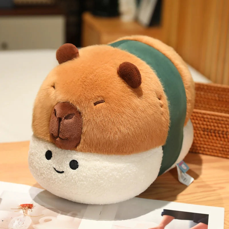 Smiling Capybara Onigiri Plush-Kawaii Dream