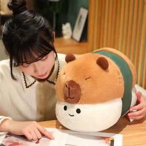 Smiling Capybara Onigiri Plush-Kawaii Dream