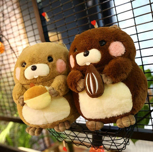 Snacking Beaver Plushies | LIMITED STOCK-Kawaii Dream