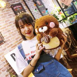 Snacking Beaver Plushies | LIMITED STOCK-Kawaii Dream