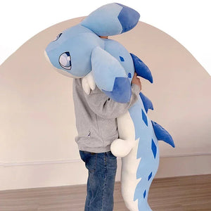 Sofi the Long Kawaii Baby Blue Hybrid Dragon Plushie-Kawaii Dream