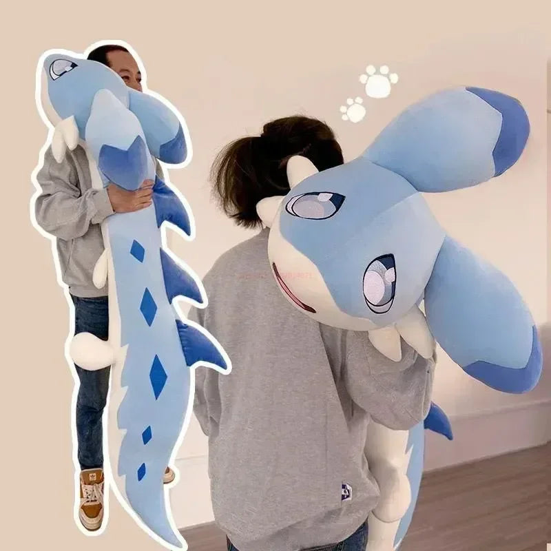 Sofi the Long Kawaii Baby Blue Hybrid Dragon Plushie-Kawaii Dream