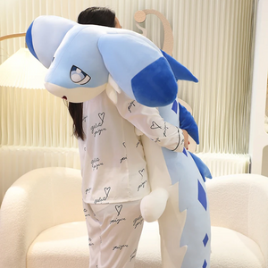 Sofi the Long Kawaii Baby Blue Hybrid Dragon Plushie-Kawaii Dream