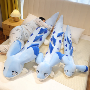 Sofi the Long Kawaii Baby Blue Hybrid Dragon Plushie-Kawaii Dream