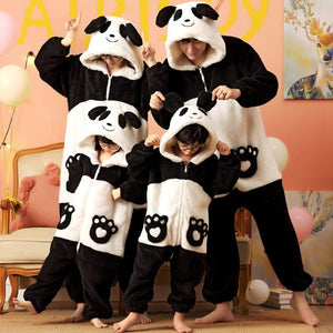 Soft Bear Family Fluffy Pyjama 1-Piece Set-Kawaii Dream