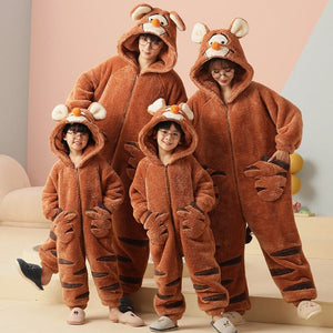 Soft Bear Family Fluffy Pyjama 1-Piece Set-Kawaii Dream