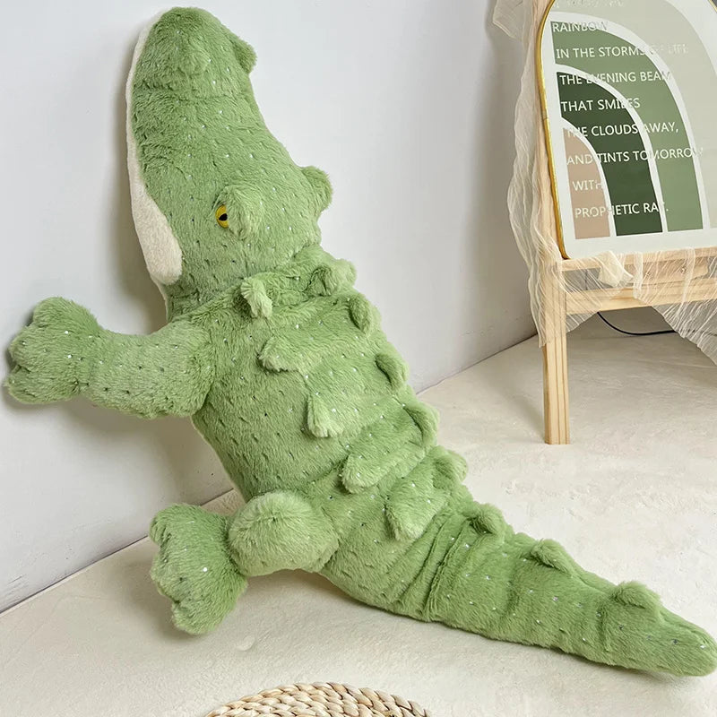 Soft Fluffy Green Crocodile Plush Toy-Kawaii Dream