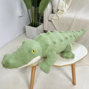Soft Fluffy Green Crocodile Plush Toy-Kawaii Dream
