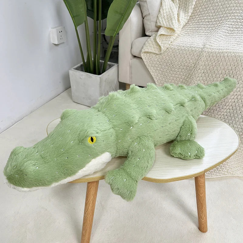 Soft Fluffy Green Crocodile Plush Toy-Kawaii Dream