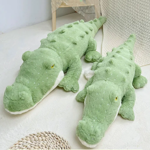 Soft Fluffy Green Crocodile Plush Toy-Kawaii Dream
