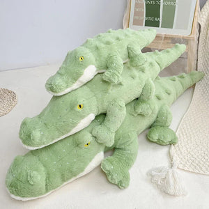Soft Fluffy Green Crocodile Plush Toy-Kawaii Dream