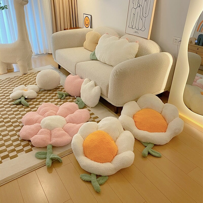 Spring Flower Pillow Seat-Kawaii Dream