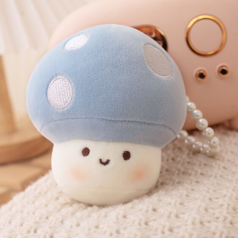 Squishy Mushroom Friends Plushie Keychains-Kawaii Dream