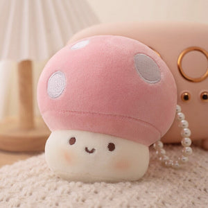 Squishy Mushroom Friends Plushie Keychains-Kawaii Dream